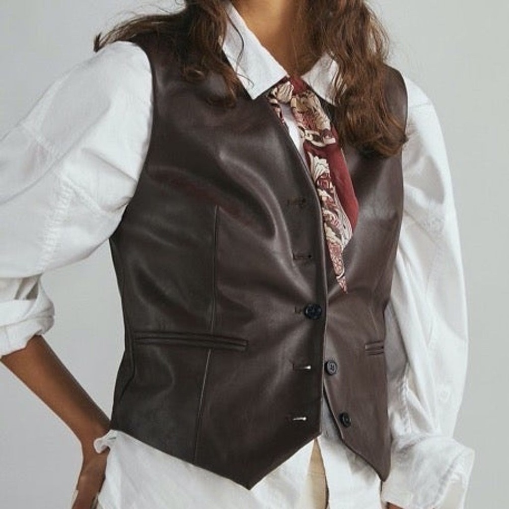 Anthropologie - Hutch Classic Tailored Vest Size Medium